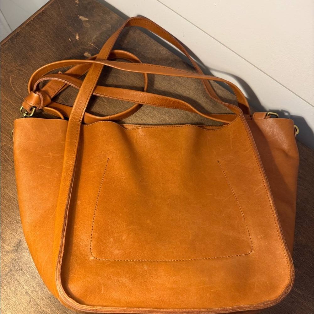 Madewell Tan Leather Shoulder Bag - Picture 2 of 4